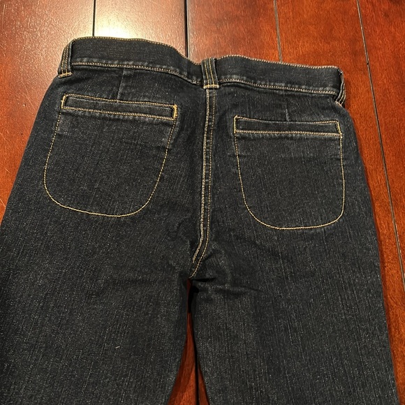 NWOT Gymboree 2008 Winter Snowflake Rhinestone Snowflake Denim Boot cut Jeans 8+ - Picture 11 of 15